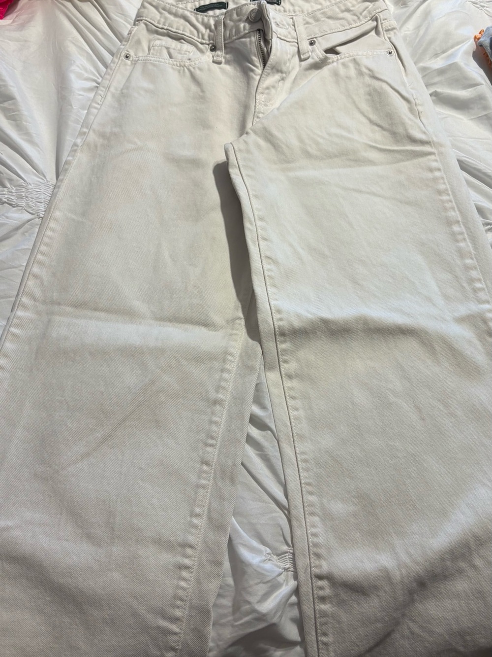 wild fable White Wide-Leg Jeans